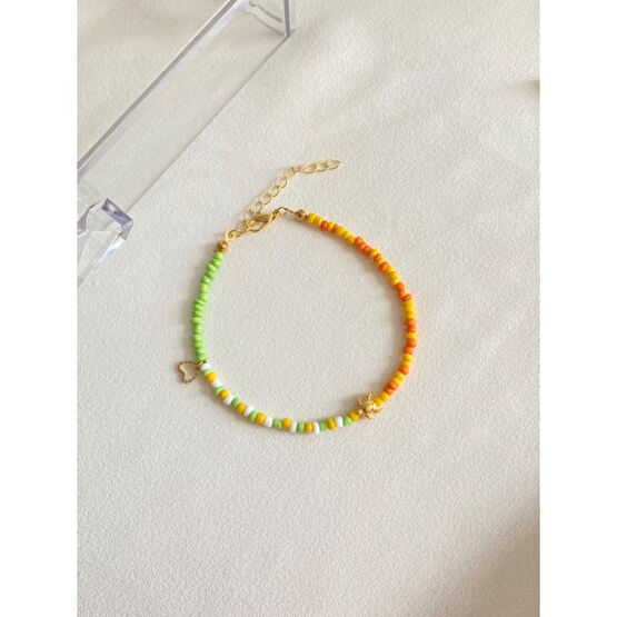 Nepenthe Accessory Balık Charmlı Renkli Boncuklu Halhal Yazlık Halhal Halhal Fiyatı
