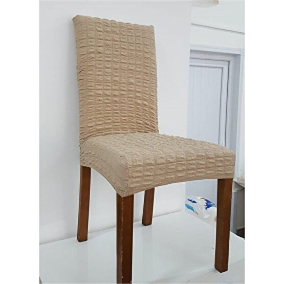 Nera Home Açık Kahve Bürümcük Sandalye Kılıfı - 100 x 100 cm - Renkli Koltuk & Kanepe Örtüsü Fiyatı