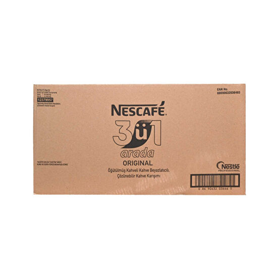 Nescafe 3'ü 1 Arada 17,5 gr 72'li Paket