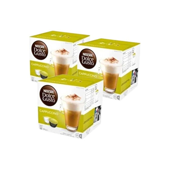 Nescafe Dolce Gusto Coffee Cappuccino 16 Kapsül X 3 Adet Kahve Fiyatı