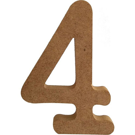 Neşeli Ahşap ( 4 Sayısı 10 cm 18 mm ) Ahşap Sayı, Dik Durabilir, Özel Gün, Doğum Günü, Yaş Günü Aksesuarı, Okul - Ahşap Desenli Bebek Oyuncakları Fiyatı