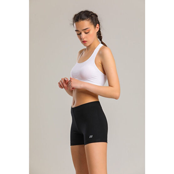 NET COLLECTION Net Spor Modal Kadın Voleybol Mini Tayt Siyah XL Beden Tayt Fiyatı