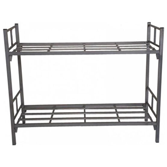 Net Mobilya Işçi Şantiye Ranzası Çift Katlı 90 x 190 cm - 90 x 190  cm - Gri Ranza Fiyatı