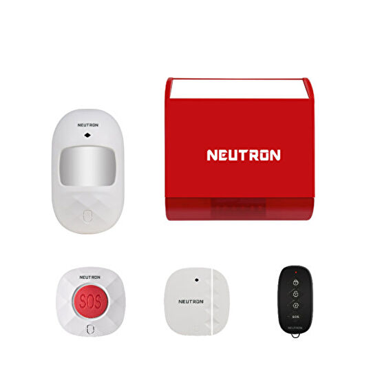 Neutron Wi-Fi Smart App İle Kontrol Dış Mekan Kablosuz Alarm Ve Güvenlik Sistemi Güvenlik Sistemi Setleri Fiyatı