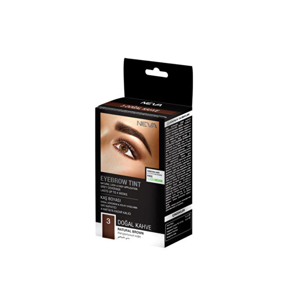 Neva Eyebrow Tınt Kaş Boyası 15ml (vegan) 3 Doğal Kahve