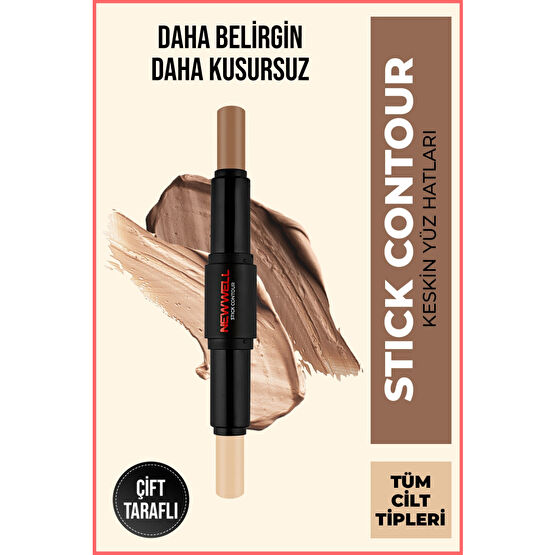 New Well Kontür - Prof. Contour Stick - Çift Taraflı