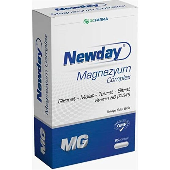 Newday Magnezyum Complex 60 Kapsül Amino Asit Fiyatı