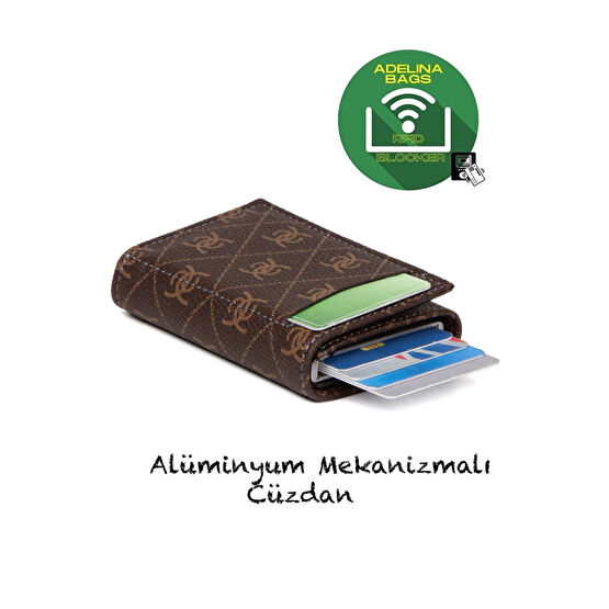 Newish Adelina Unisex Rio Mekanizmalı Otomatik Kızaklı Kartlık Cüzdan Unisex Kartlık Fiyatı