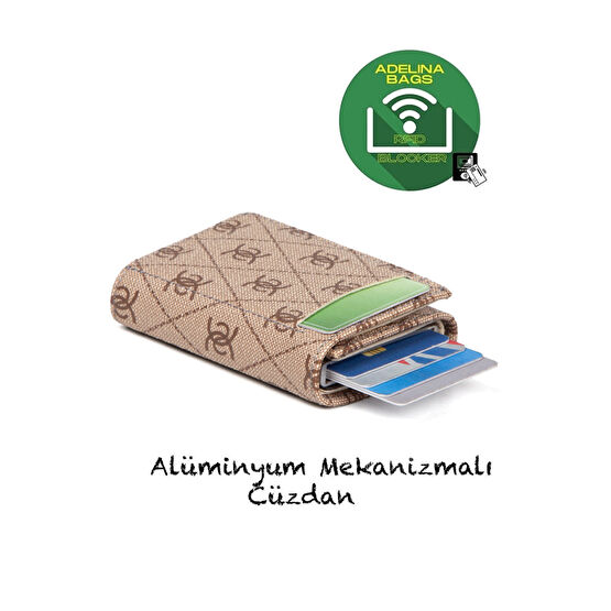 Newish Adelina Unisex Vizon Rio Mekanizmalı Otomatik Kızaklı Kartlık Cüzdan Unisex Kartlık Fiyatı