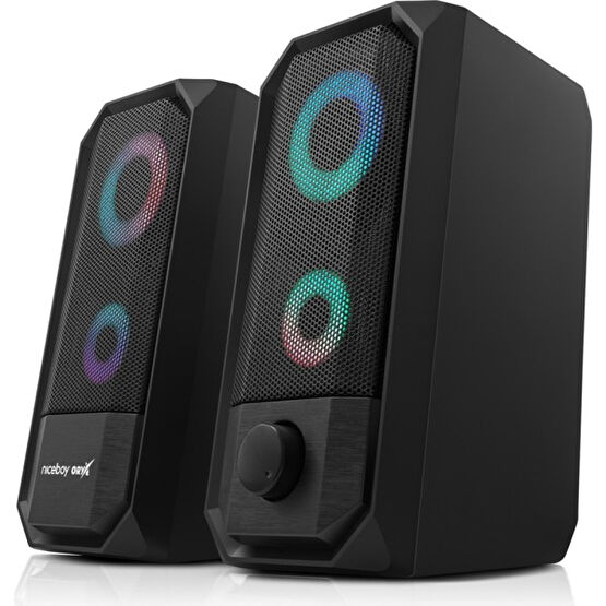Niceboy Oryx Vox 2.0 Bilgisayar Hoparlörü - Siyah Bilgisayar Speaker Fiyatı
