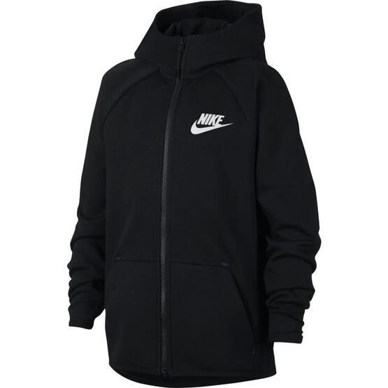 Nike AR4020-010 Siyah B Nsw Tch Flc Fz Essentıals Erkek Çocuk Ceket