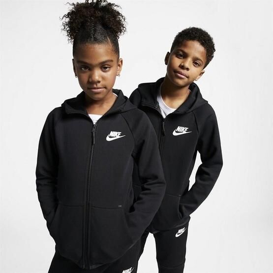 Nike AR4020-010 Siyah B Nsw Tch Flc Fz Essentıals Erkek Çocuk Ceket