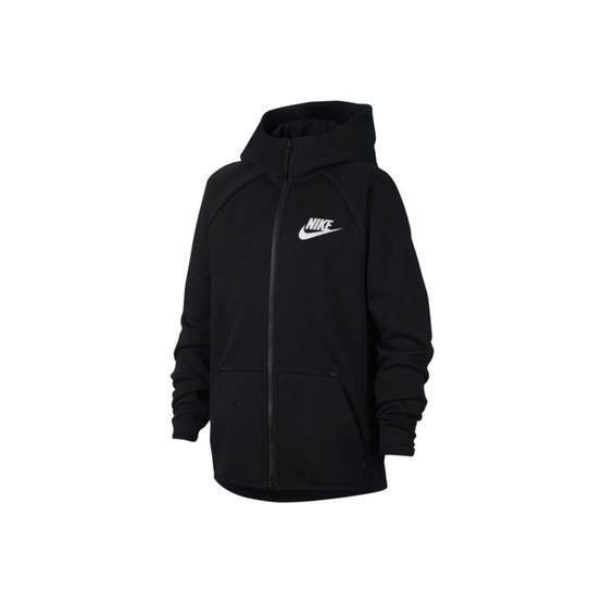 Nike AR4020-010 Siyah B Nsw Tch Flc Fz Essentıals Erkek Çocuk Ceket