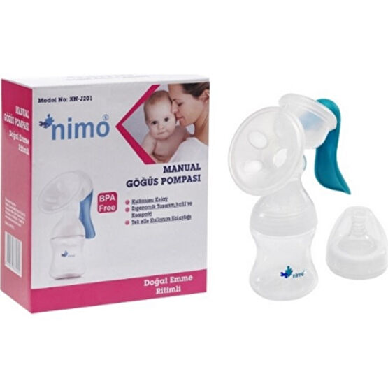 Nimo Nimo Manuel Süt Pompası Doğal Emme Ritimli Göğüs Pompası Fiyatı
