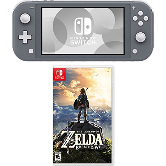Nintendo Switch Lite Konsol Gri + The Legend Of Zelda Breath Of The Wıld Oyun Nintendo Oyunu Fiyatı