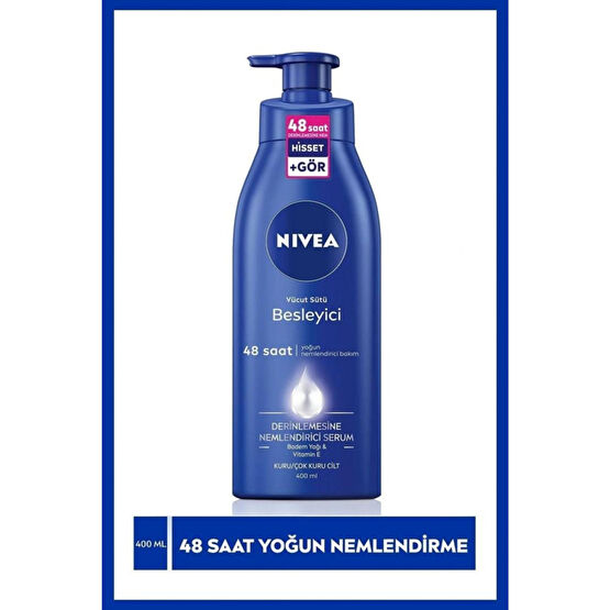 Nivea Besleyici Vücut Sütü (YOĞUN NEMLENDİRİCİ BAKIM) 400 ml Vücut Losyonu ve Nemlendiricileri Fiyatı