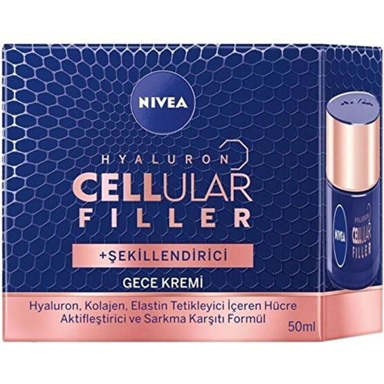 Nivea Hyaluron Cellular Filler Şekillendirici Gece Kremi 50ML Gece Kremleri Fiyatı