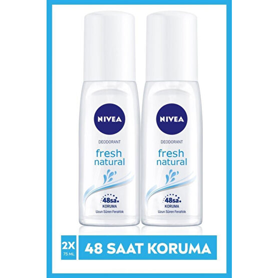 Nivea Kadın Pump Sprey Deodorant Fresh Natural 48 Saat Deodorant Koruması 75 ml X 2 Deodorantlar Fiyatı