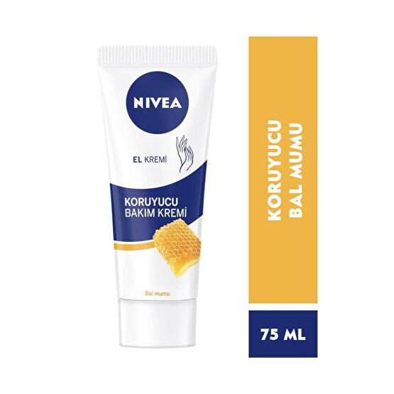 Nivea Koruyucu Bakım El Kremi 75 ml - Bal Mumu Ve Gül Kokusu El Bakımı Fiyatı