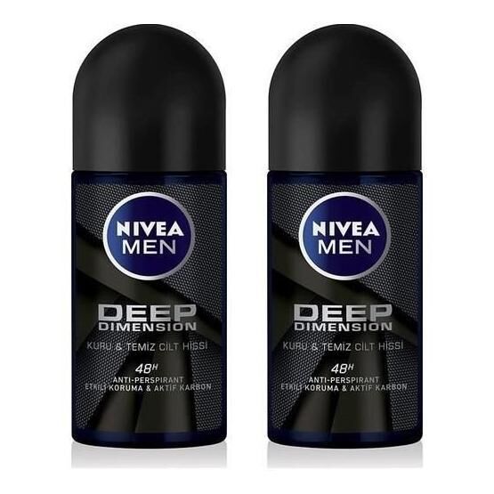 Nivea Men Deep Dimension 2x50 ml Erkek Roll-On Deodorant