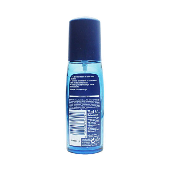 Nivea Pump Sprey 75 ml Erkek Fresh Active