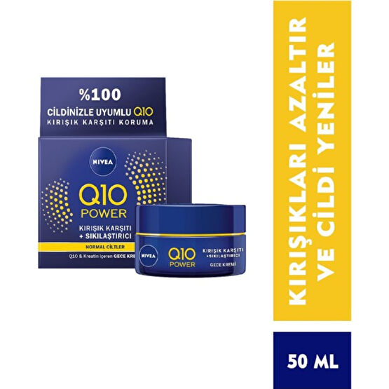 Nivea Q10 Plus Kırışık Karşıtı Gece Kremi 50 ml Gece Kremleri Fiyatı