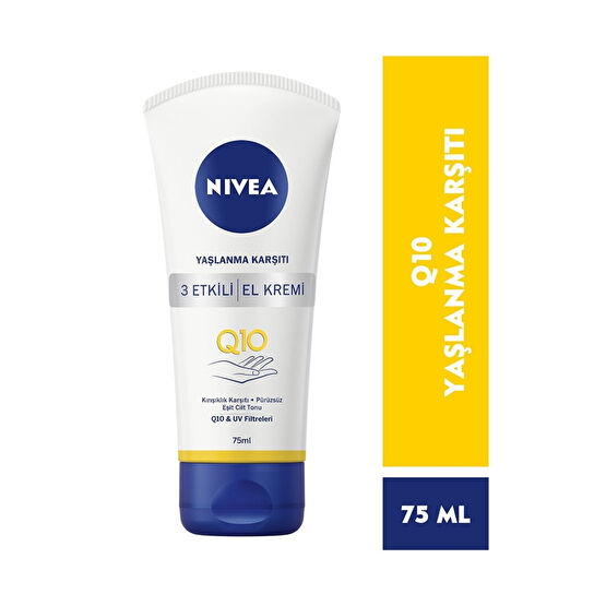 Nivea Q10 Yaşlanma Karşıtı 3 Etkili El Kremi 75 ml El Bakımı Fiyatı