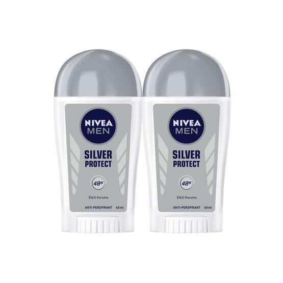 Nivea Silver Protect Erkek 2x40 ml Stick Deodorant