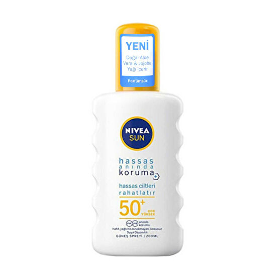 Nivea Sun Hassas Güneş Spreyi 50 GFK 200 ml Güneş Sonrası Kremler ve Losyonları Fiyatı