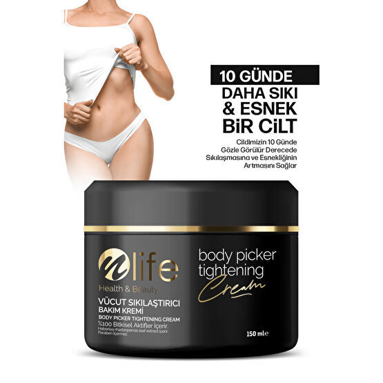 NLife Vücut Sıkılaştırıcı Krem Yağ Yakıcı Onarıcı Tüm Ciltler 150 Ml Selülit Önleyici ve Gidericiler Fiyatı