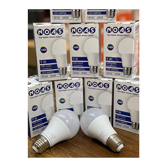 Noas Tasaruflu Led Ampul 9w  Marka Klasik Ampul Fiyatı