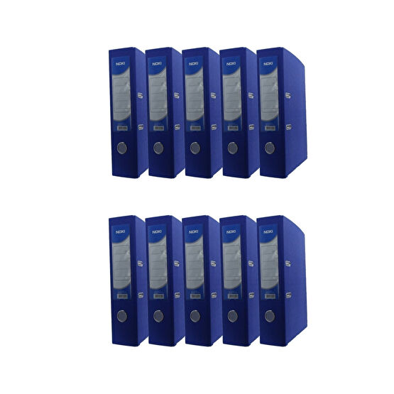Noki Geniş Plastik Klasör (56411-130) Mavi 10 Lu Paket Klasör Fiyatı