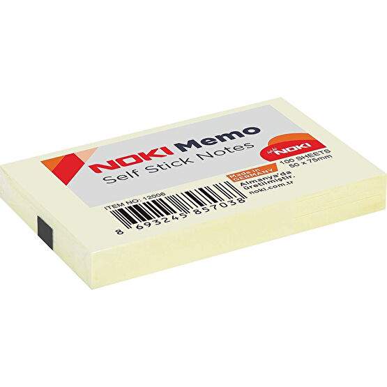 Noki Memo Yapışkanlı Not Kağıdı 50X75 mm Yapıştırıcı - Tutkal Fiyatı