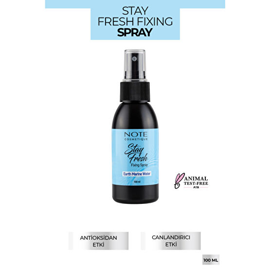 NOTE Stay Fresh Fixing Spray Su Bazlı Makyaj Sabitleyici Sprey Makyaj Ürünleri Fiyatı