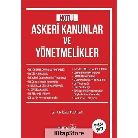 Notlu Askeri Kanunlar ve Yönetmelikler - İsmet Polatcan