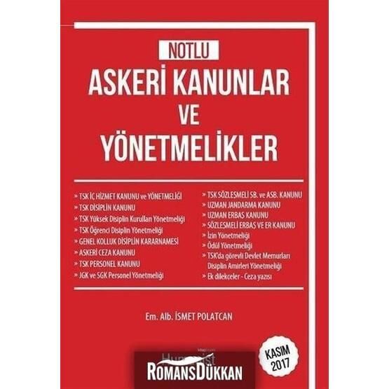 Notlu Askeri Kanunlar ve Yönetmelikler - İsmet Polatcan
