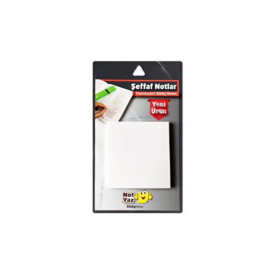 NotYaz Not Yaz Şeffaf Post-it Ebat 75x75 Mm 50 Yaprak Not Defteri & Bloknot Fiyatı