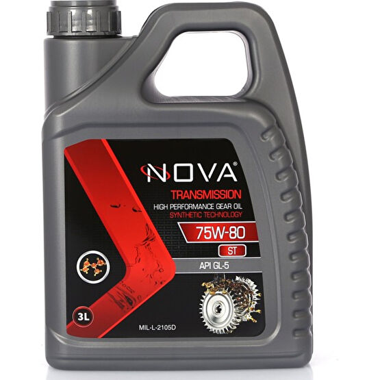 Nova 75W-80 St 3 L Sentetik Şanzıman Yağı Apı Gl-5 * Şanzıman Yağı Fiyatı