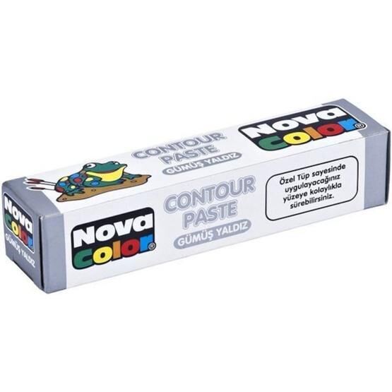 Nova Color NC185 Gümüş Contour Paste