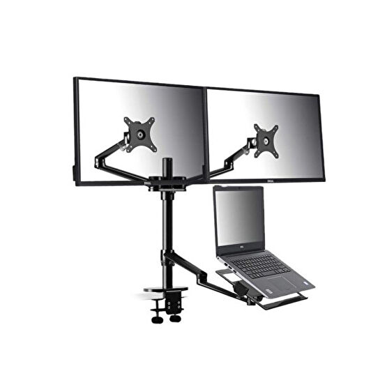 NPO Std7093 10" - 27" Çift Kol Notebook Stand ve Vesa Monitör Tutucu Monitör Aksesuarları Fiyatı