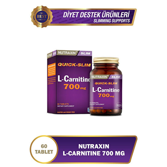 Nutraxin Quick Slim - L-Carnitine 700mg 60 Tablet