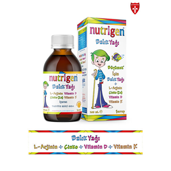 Nutrigen Balık Yağı Şurup 200 ml