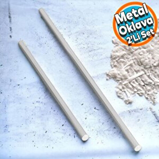 Nzb Alüminyum Metal Oklava 2'li Set 99-74 Cm Börek Hamur Yufka Açma Silindir Yuvarlak Uzun Kısa Mutfak Oklava Fiyatı