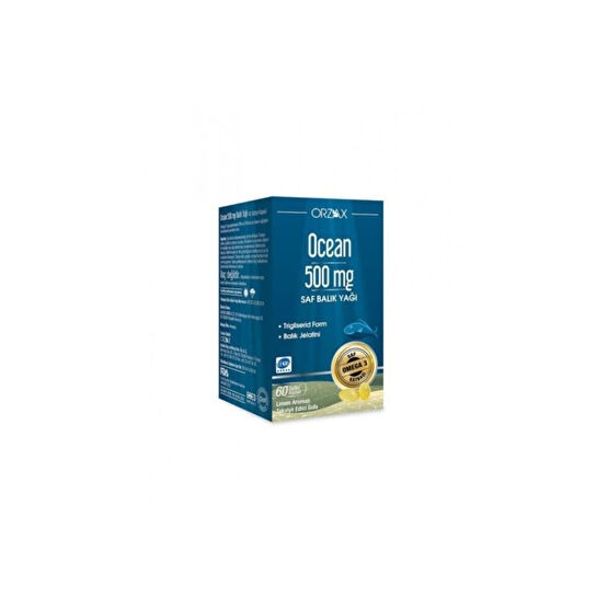 Ocean 500 mg 60 Kapsül Saf Balık Yağı Balık Yağı / Omega 3 - 6 - 9 Fiyatı