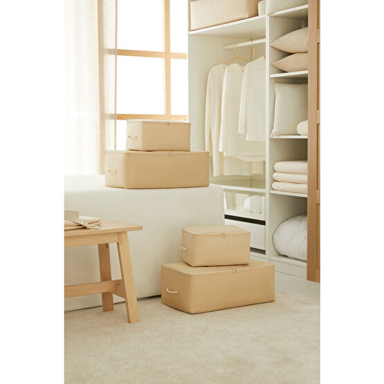 Ocean Home Textile 4lü Bej Balıksırtı Baza Altı Kazak Pike Battaniye Hurcu Hurç Fiyatı