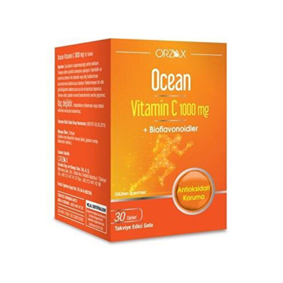Ocean Vitamin C 1000 Mg 30 Tablet