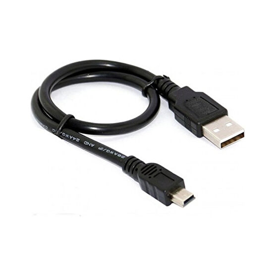 Oem Mini Usb 5 Pin Şarj Ve Data Kablosu 50 Cm Kablo Güvenlik Kamerası Kablosu Fiyatı