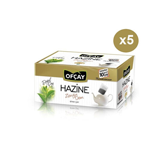 Ofçay Demlik Poşet Hazine Zengindem 5 Paket X 30*15gr Çay Fiyatı