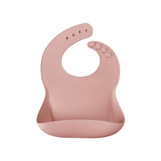 Oioi Silikon Önlük- Basıcs Pinky Pink Mama Önlüğü Fiyatı