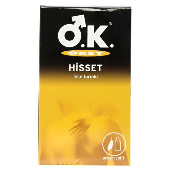 Okey Hisset Turuncu 10'lu Prezervatif / Kondom Fiyatı